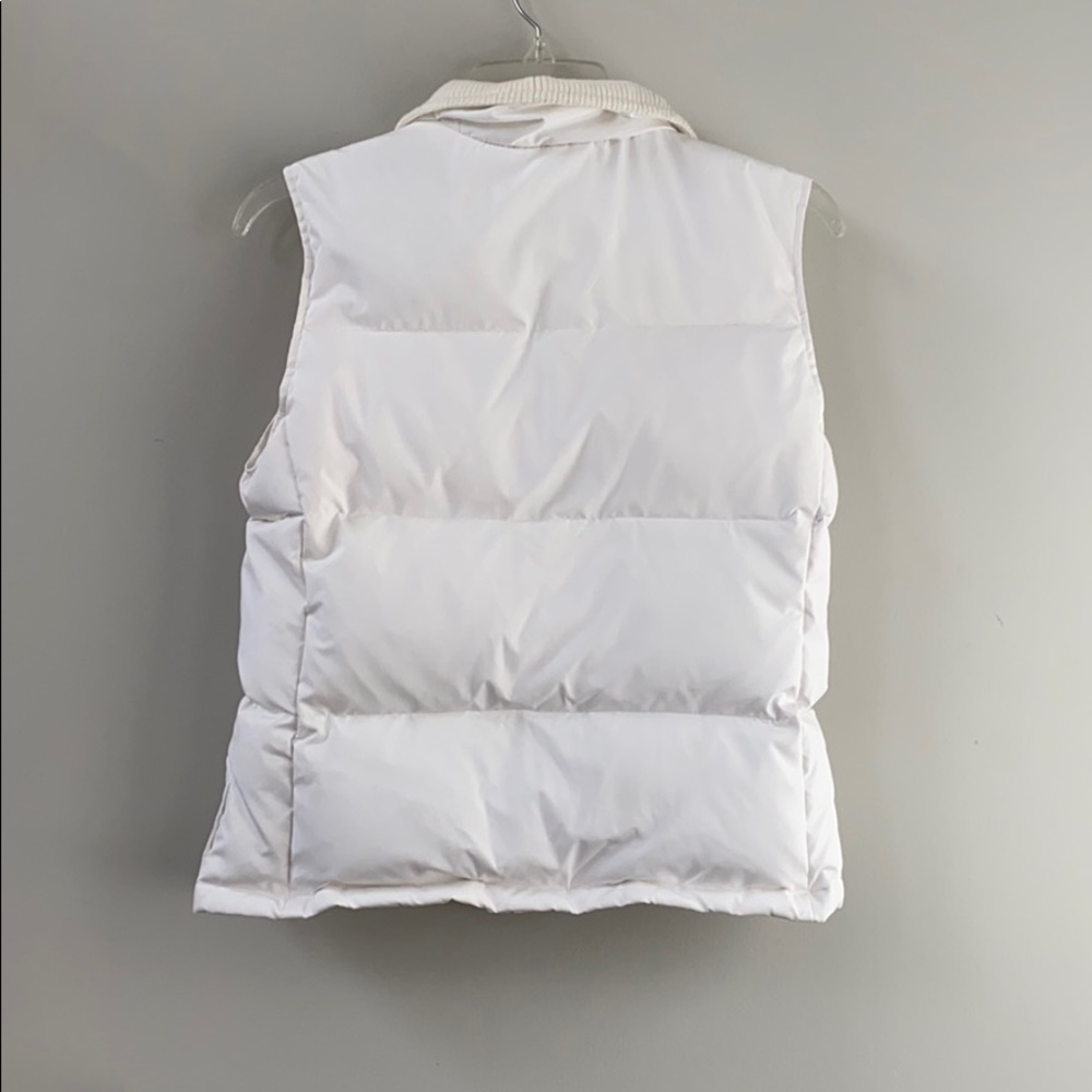 Old Navy White Puffer Vest Size Small - Picture 2 of 8